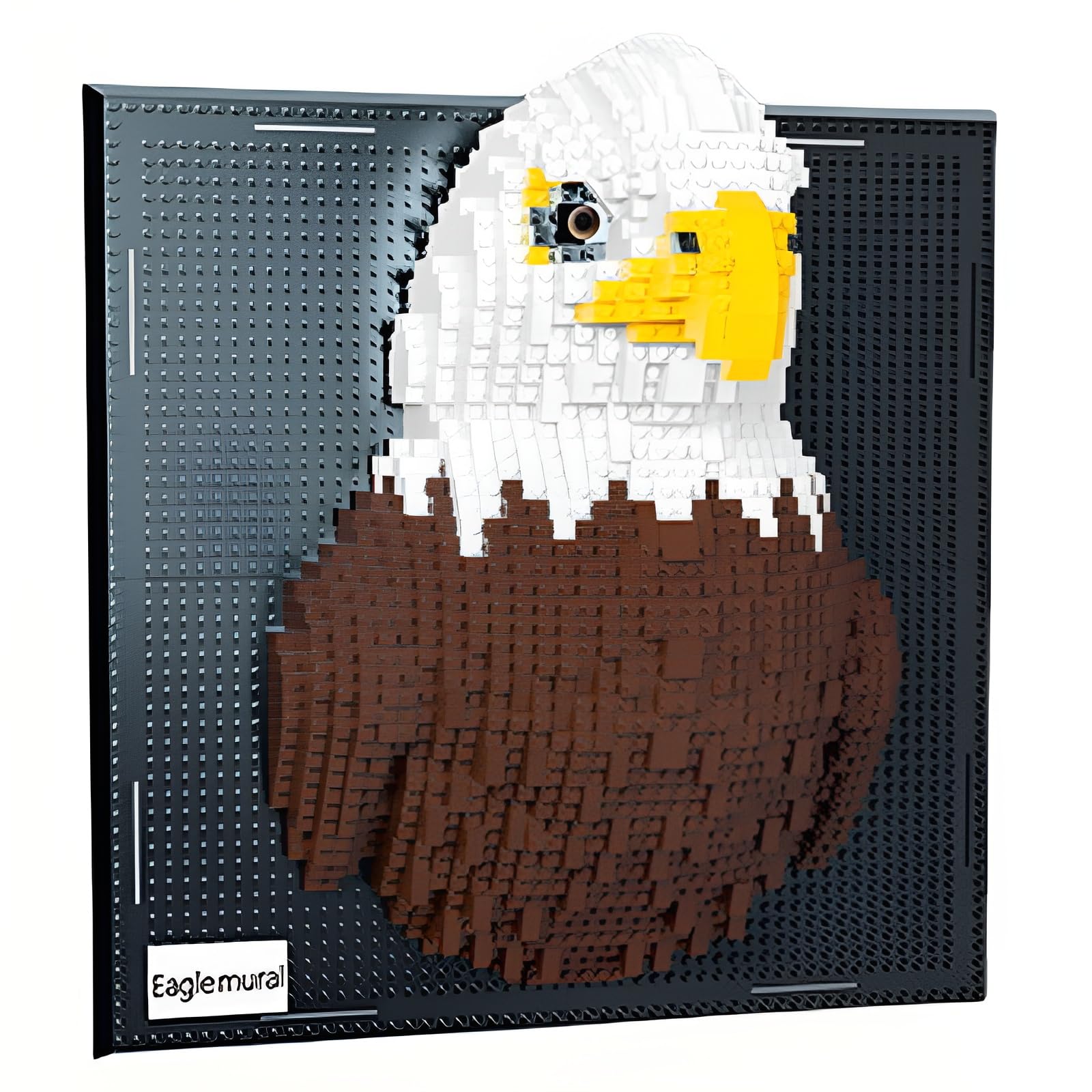 Eagle Building Blocks Set, Wall Art Animals Building Kit