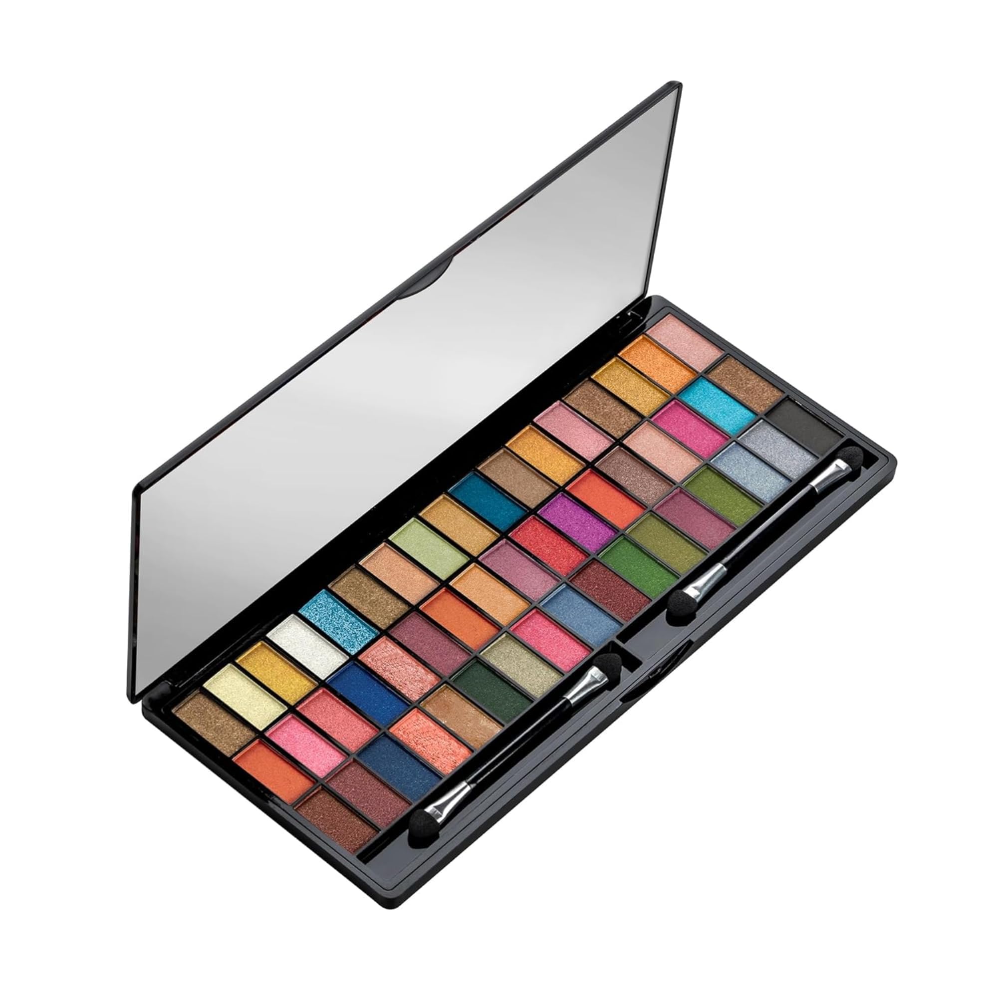 HUDA GIRL Eyeshadow Palette for Women 51 Colors Ultra Pigmented Shimmer Eye Shadow with Brush, Blendable Long Wear Makeup Kit, Multicolor Party Wedding Daily, Women Gift Items-image-32