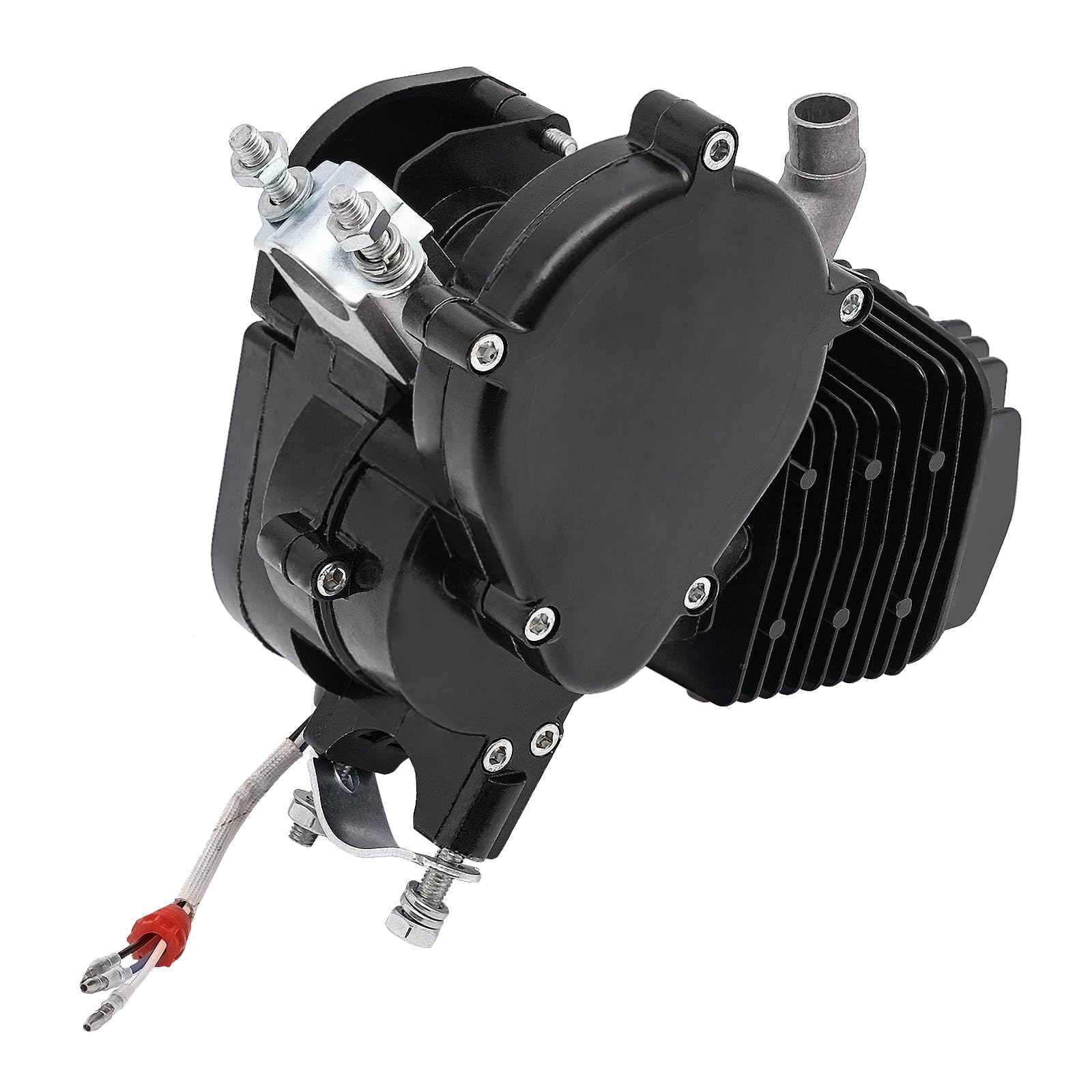 Moteur de vélo 80 cm³ - 2 temps - Moteur de vélo avec système CDI - Moteur à essence - Pour vélos de 26" à 28" avec cadre en V