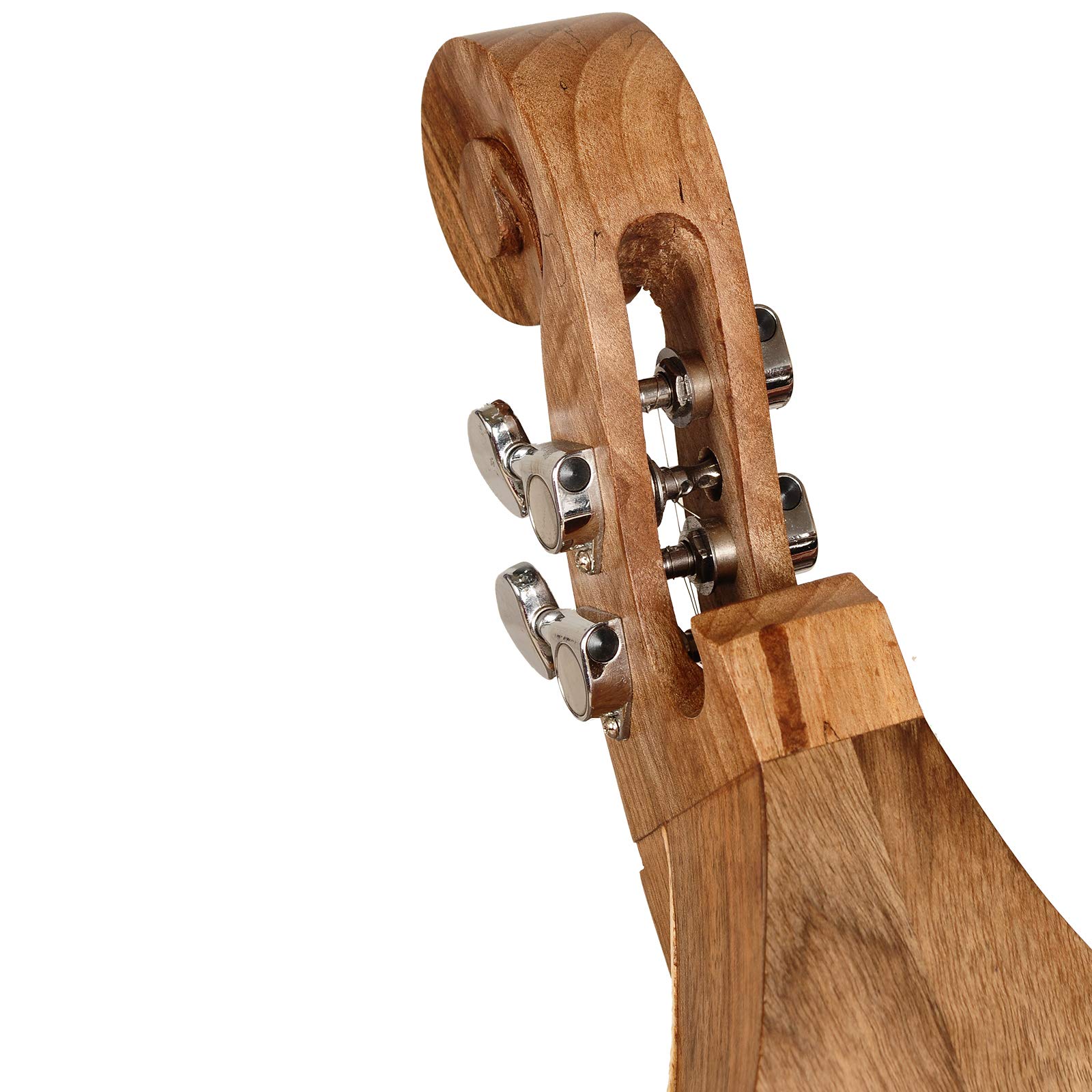 4 Saiten, F-Loch, Walnuss mit Nickel-Finish