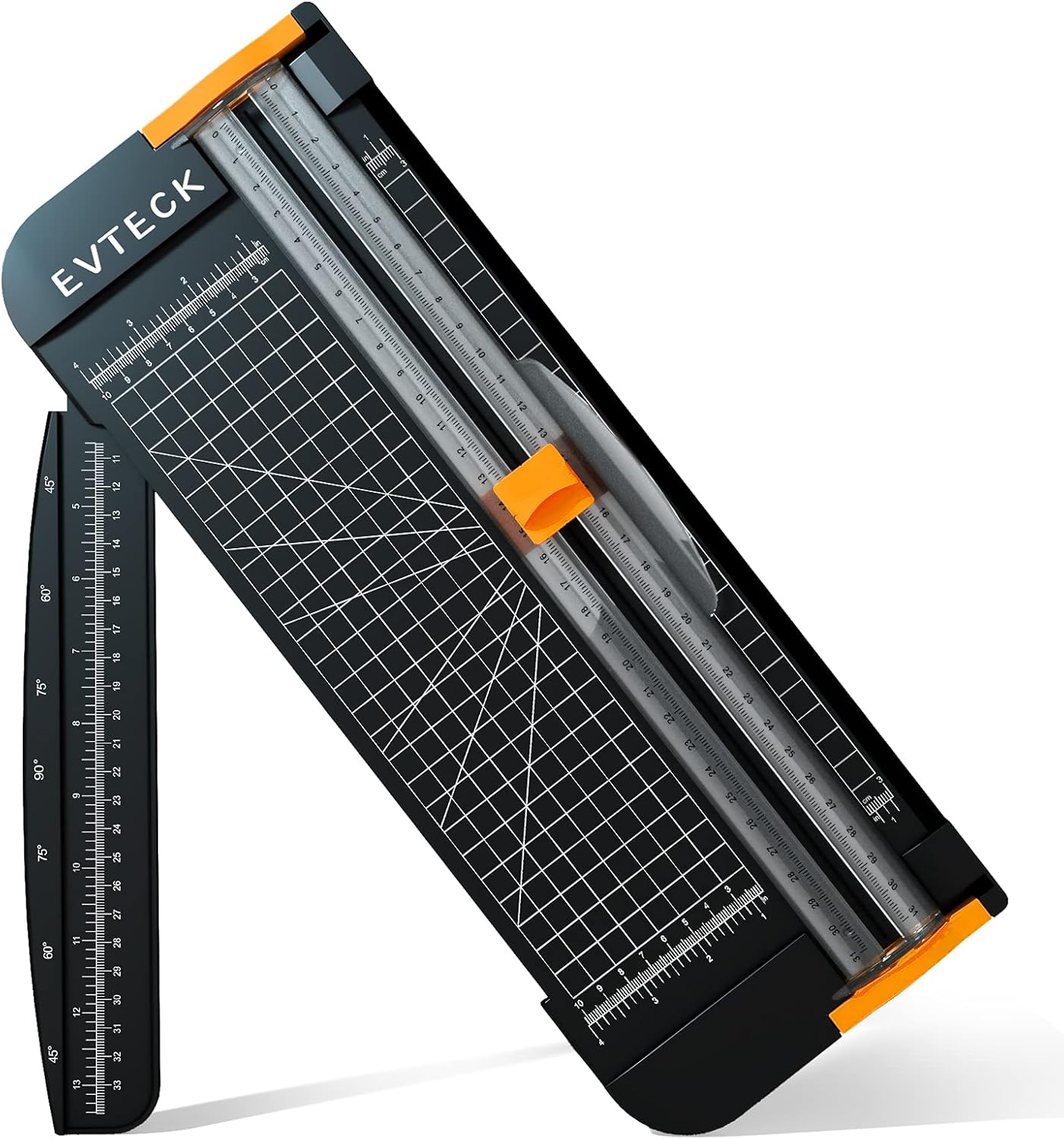 Evteck Paper Cutter 12 Inch Paper Trimmer Slider Crafting Scrapbooking Supplies for A4 Vinyl Photo Cardstock with Security Blade