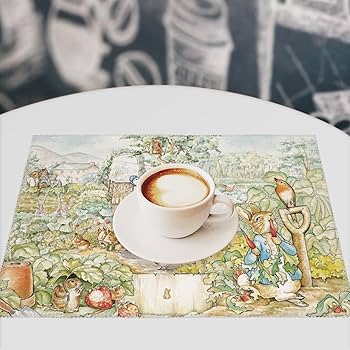 Amazon｜ピーターラビット ランチョンマット 6枚セット食卓マット