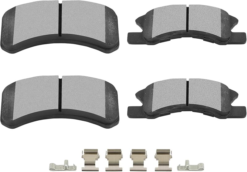 Pastilhas de freio dianteiras cerâmicas SCITOO D1731-8956 para Mitsubishi Mirage e Mirage G4 – Jogo com 4 unidades