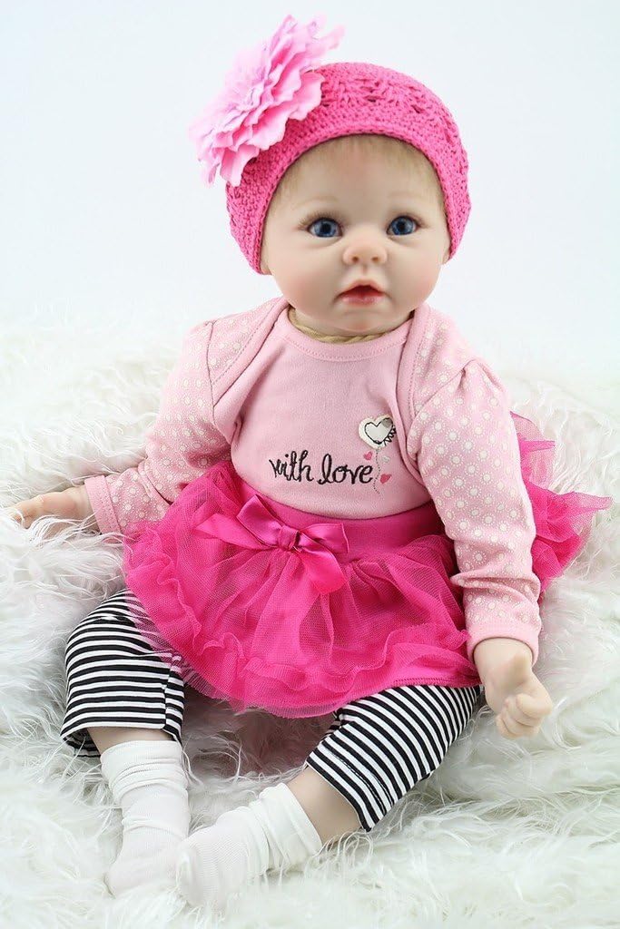 Nuovo Design Realistico Mia Bambola Reborn Bambina 55 cm Bambole Reborn Realistiche per Regali per Bambini Giocattolo Kit Bambole Reborn