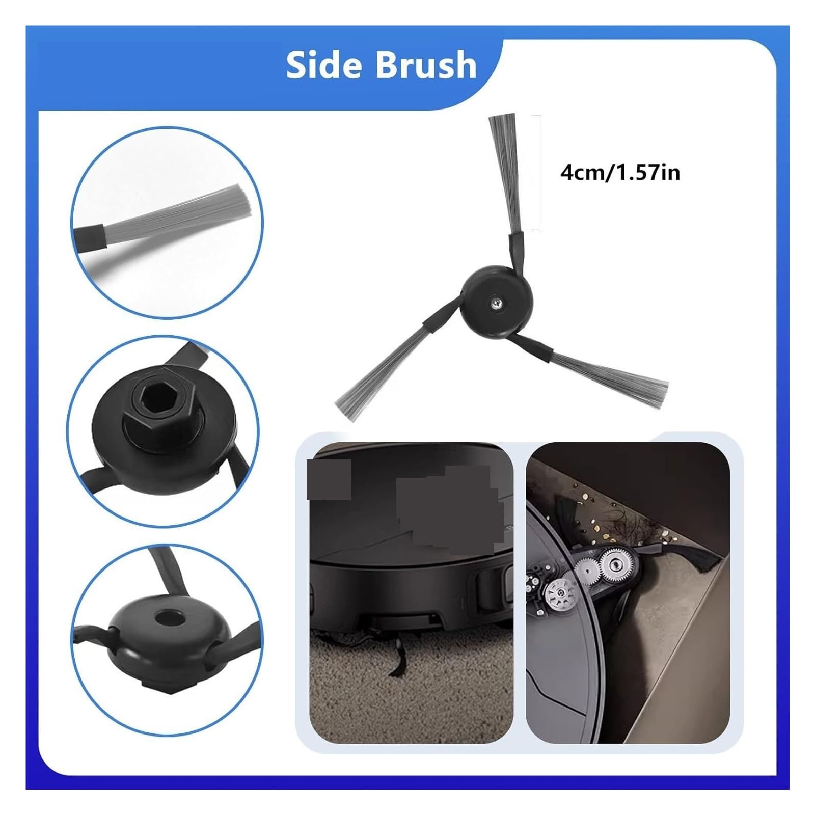 Spazzola Laterale Principale Filtro Mop Panni Di Ricambio | Compatibile Con Mova P70 Pro Ultra Accessori Di Ricambio for Aspirapolvere(E)