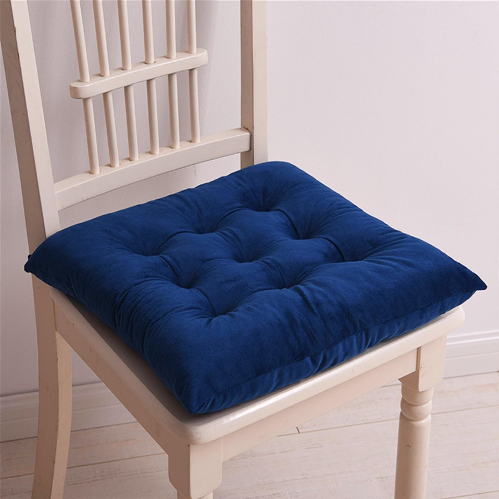 uyeoco Memory Foam Non Slip Kitchen Chair Pad And Dining Seat Cushion Machine Washable Cover Dining Chairs(T6,45x45cm)