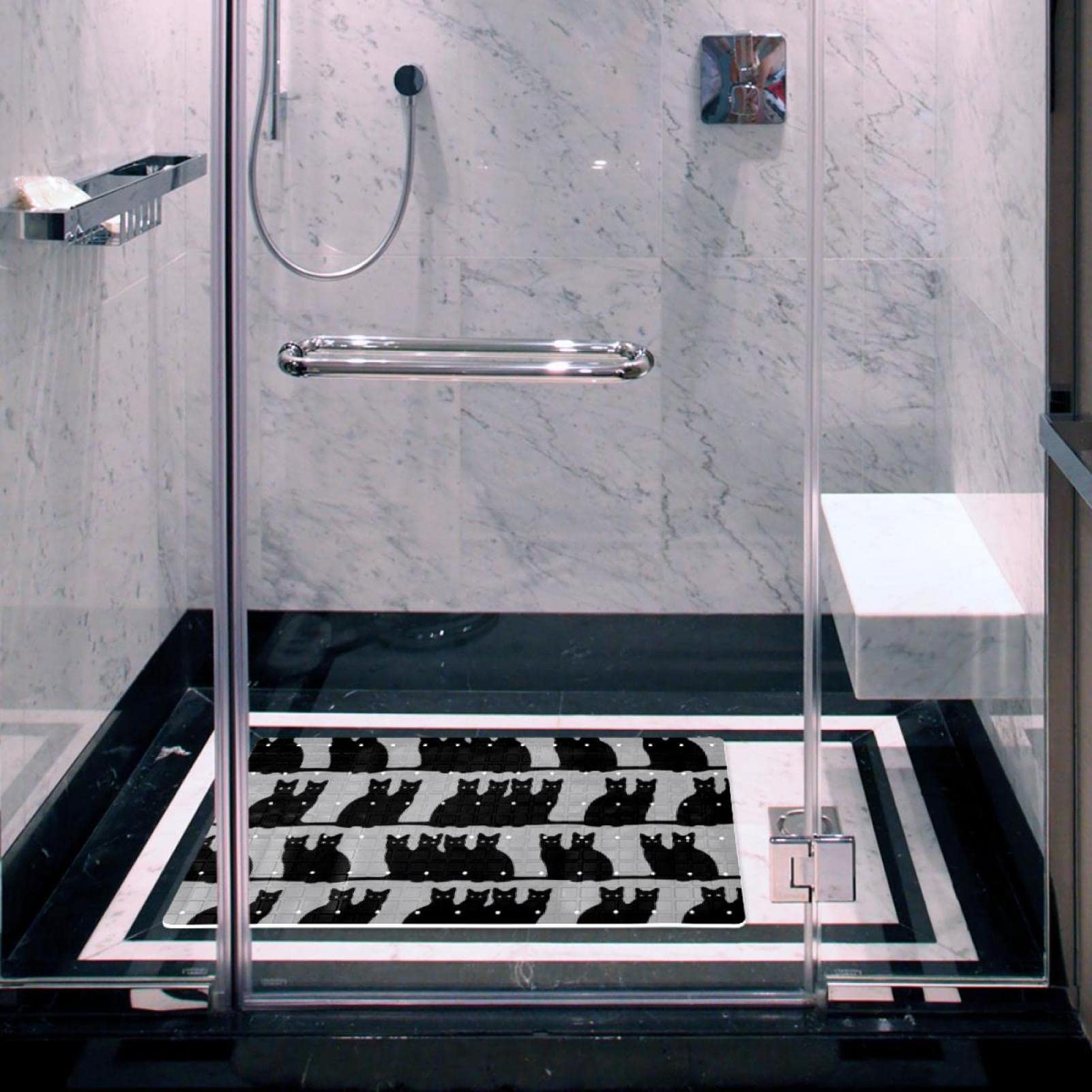 Chickw11 Divertente Tappetini da Doccia per Il Bagno, Animale del