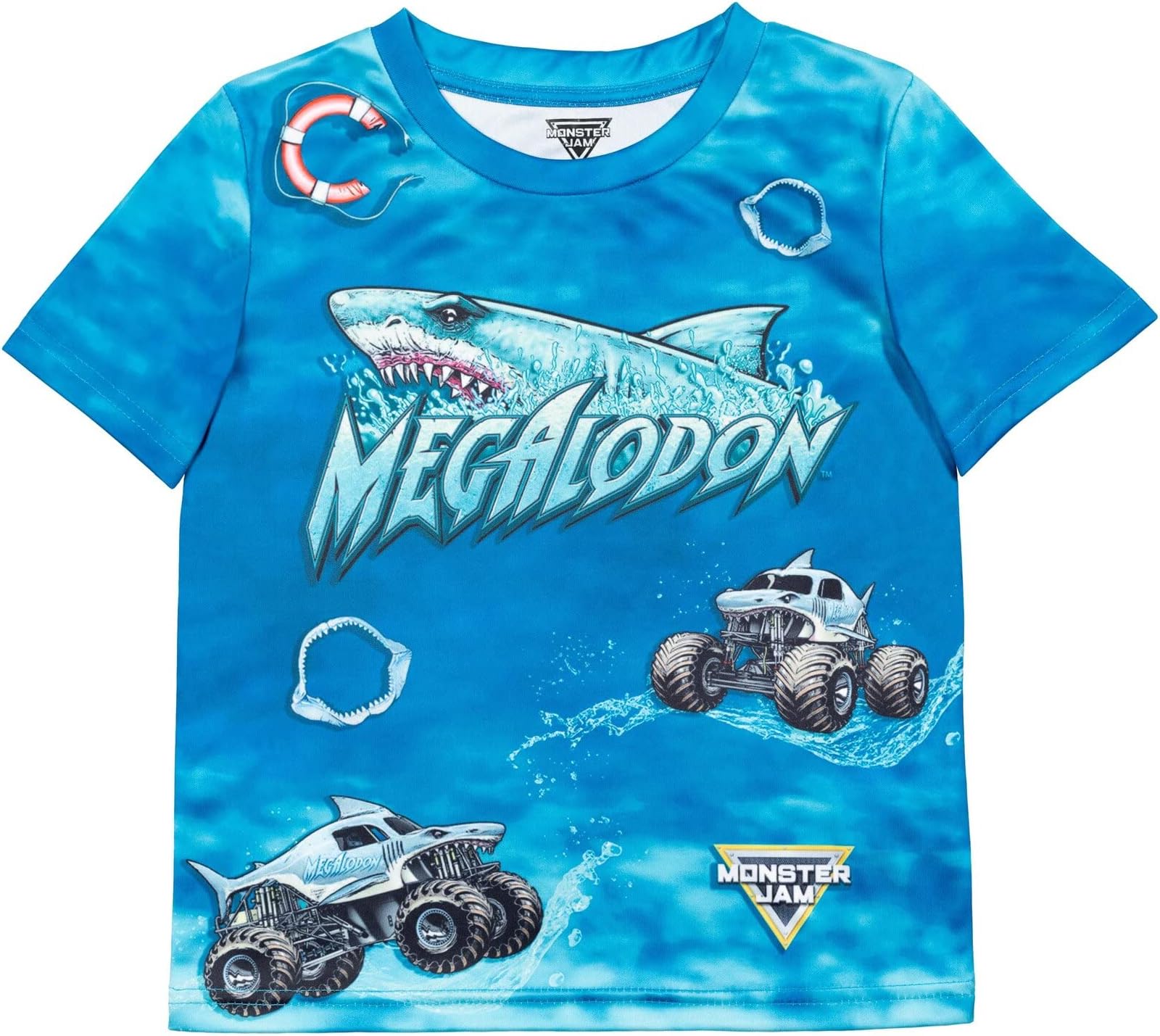 Matching Family T-Shirt Toddler to Adult Grave Digger El Toro Loco Megalodon