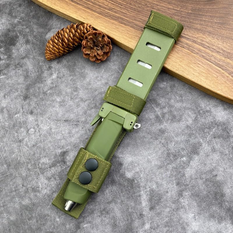 Geschmiedetes Gerades Messer im Freien mit fester Klinge, Überlebensmesser, Perfektes Bushcraft Messer Outdoor Jagdmesser aus 440 Stahl, Premium Survival Messer füR Camping, Wandern
