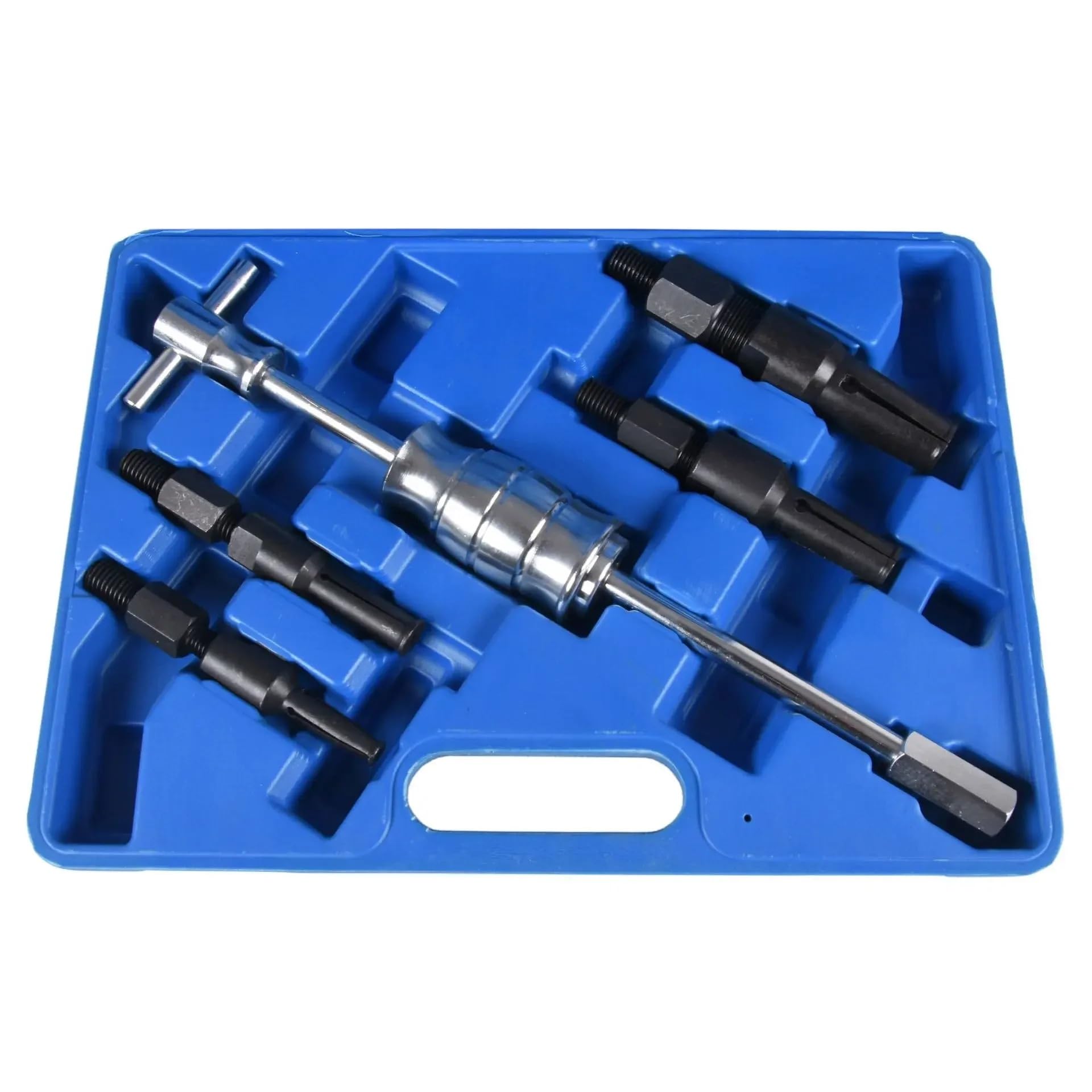 Extractor de Volante Extractor de Volante de magn Juego de Herramientas internas de Martillo Deslizante, Extractor de cojinete Interno de Agujero Ciego, 5 uds.