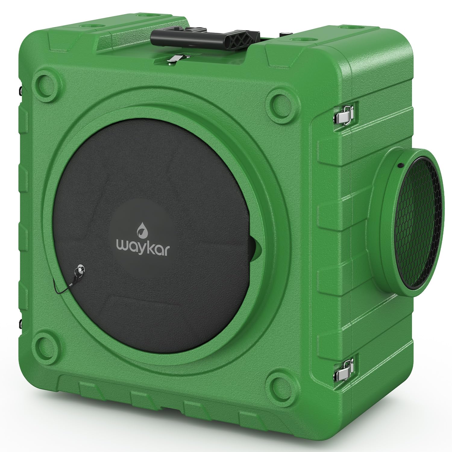 Waykar 550 CFM Air Scrubber for Commercial, Industrial, Home - Purifier, Negative Air Machine, HEPA Scrubber for Water Damage Restoration, with 3 Stage Filtration, MERV-10 Filter, HEPA/Carbon Filter