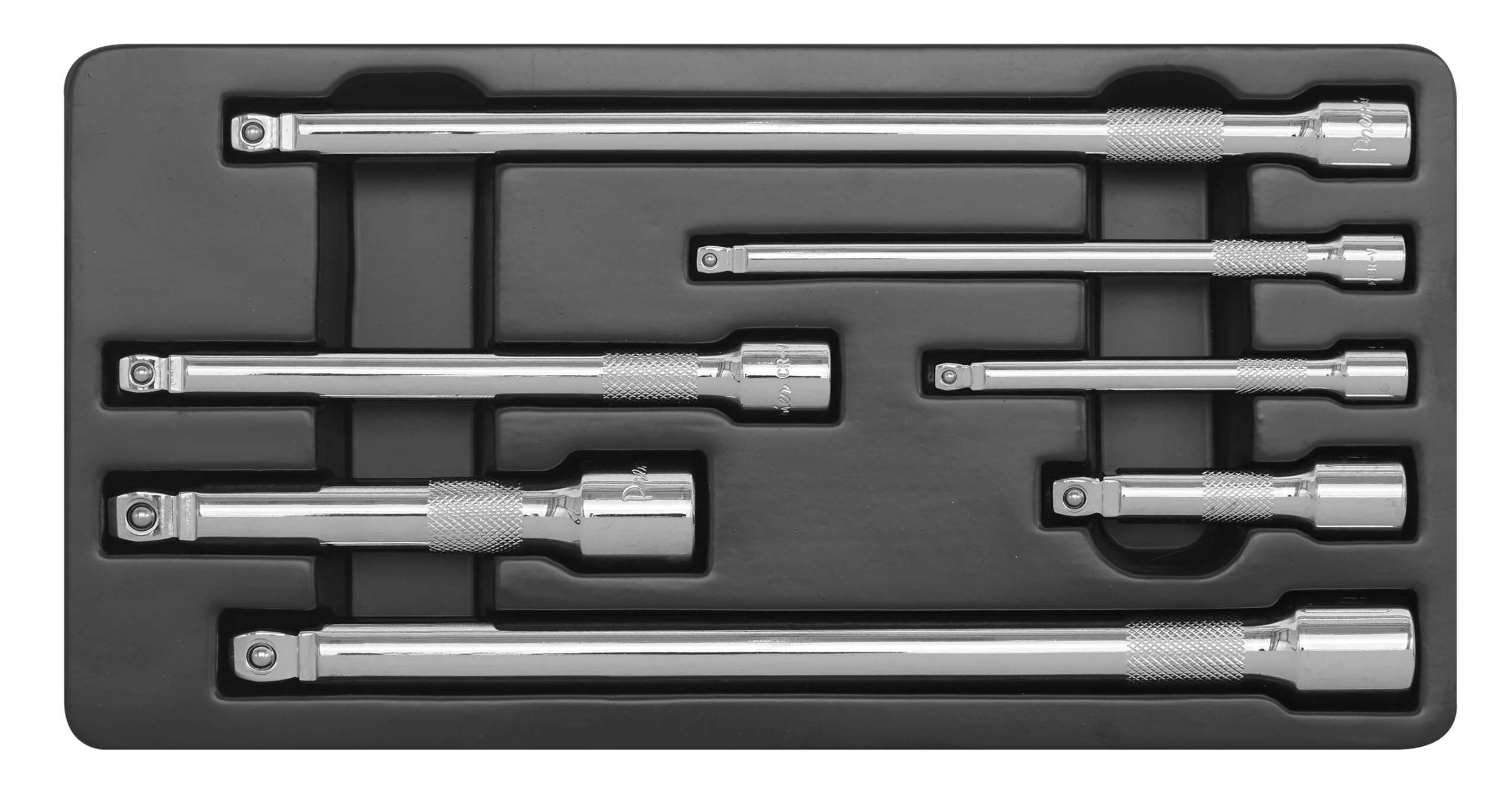 SEALEY ak770 rigide/Wobble Extension Bar Set 7 1/10,2 cm 3/20,3 cm & 1/5,1 cm SQ Drive