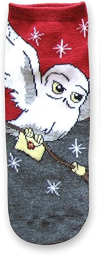Miniatura 2 de Harry Potter Hedwig Hogwarts Letter JuniorsWomens 5 Pack de calcetines tobilleros talla 4-10, Multi