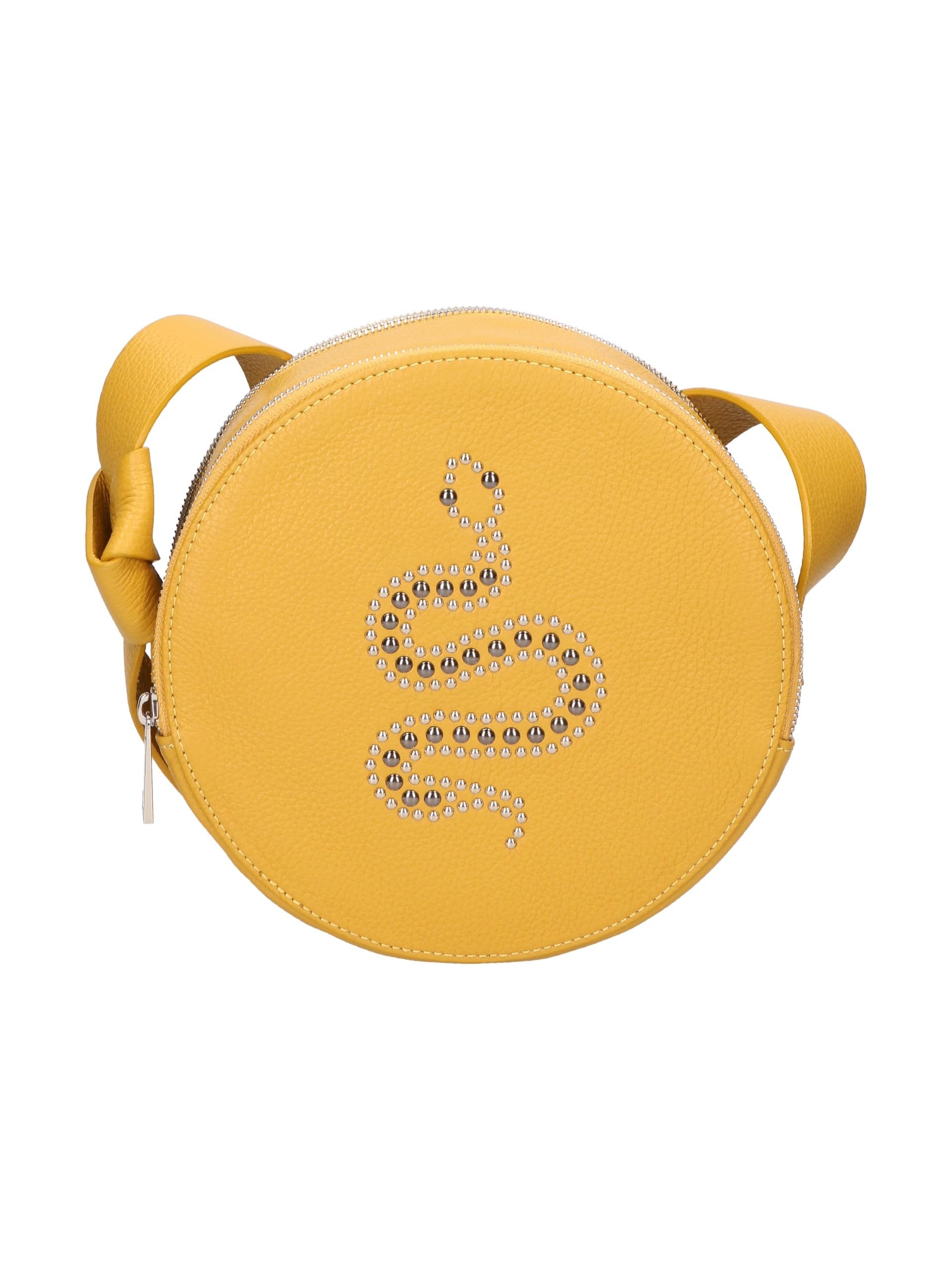 Gave Lux Bolso Bandolera Naomi Mujer Piel Dólar Blanco con Tachuelas