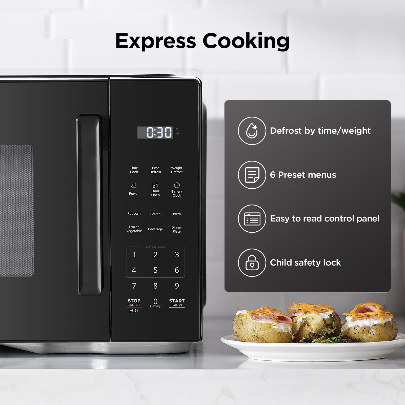 Amazon | BLACK+DECKER (ブラック+デッカー) 電子レンジ調理台用 1000W