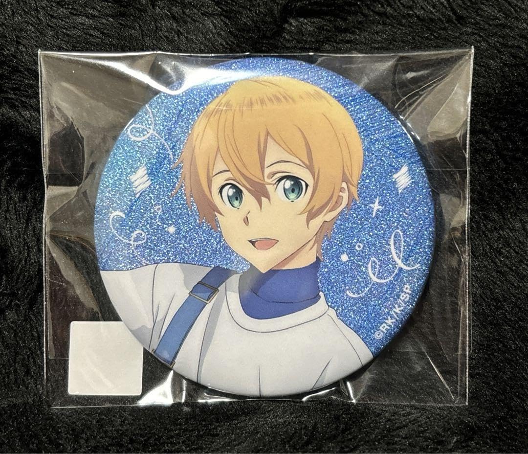 Amazon.co.jp: SAO ユージオ 推しちゃれ グリッター 缶バッジ : おもちゃ