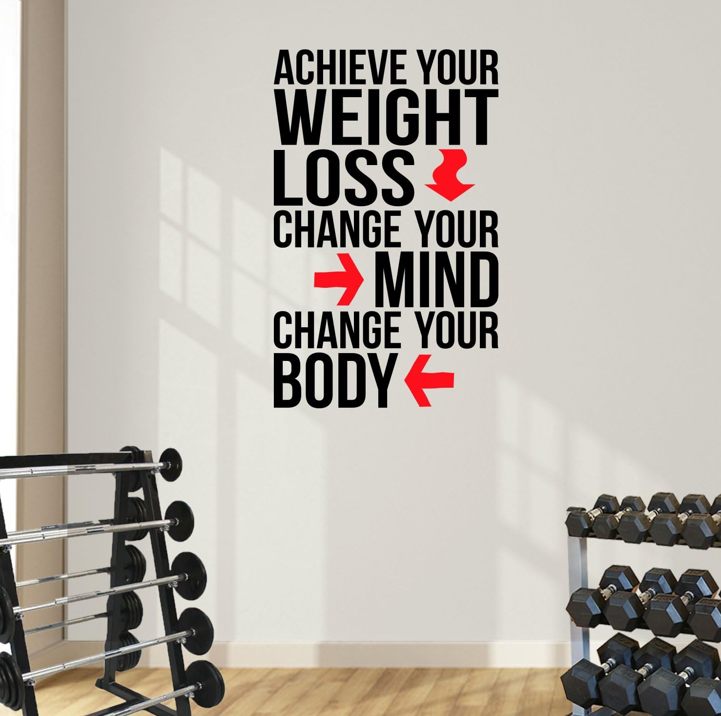 Achieve Your Weight Loss.. Motivational Wall Art Decal. Perfect for Gyms, Homes and Health & Fitness Centres. 1 Achieve Your Weight Loss.. Motivational Wall Art Decal. Perfect for Gyms, Homes and Health & Fitness Centres.