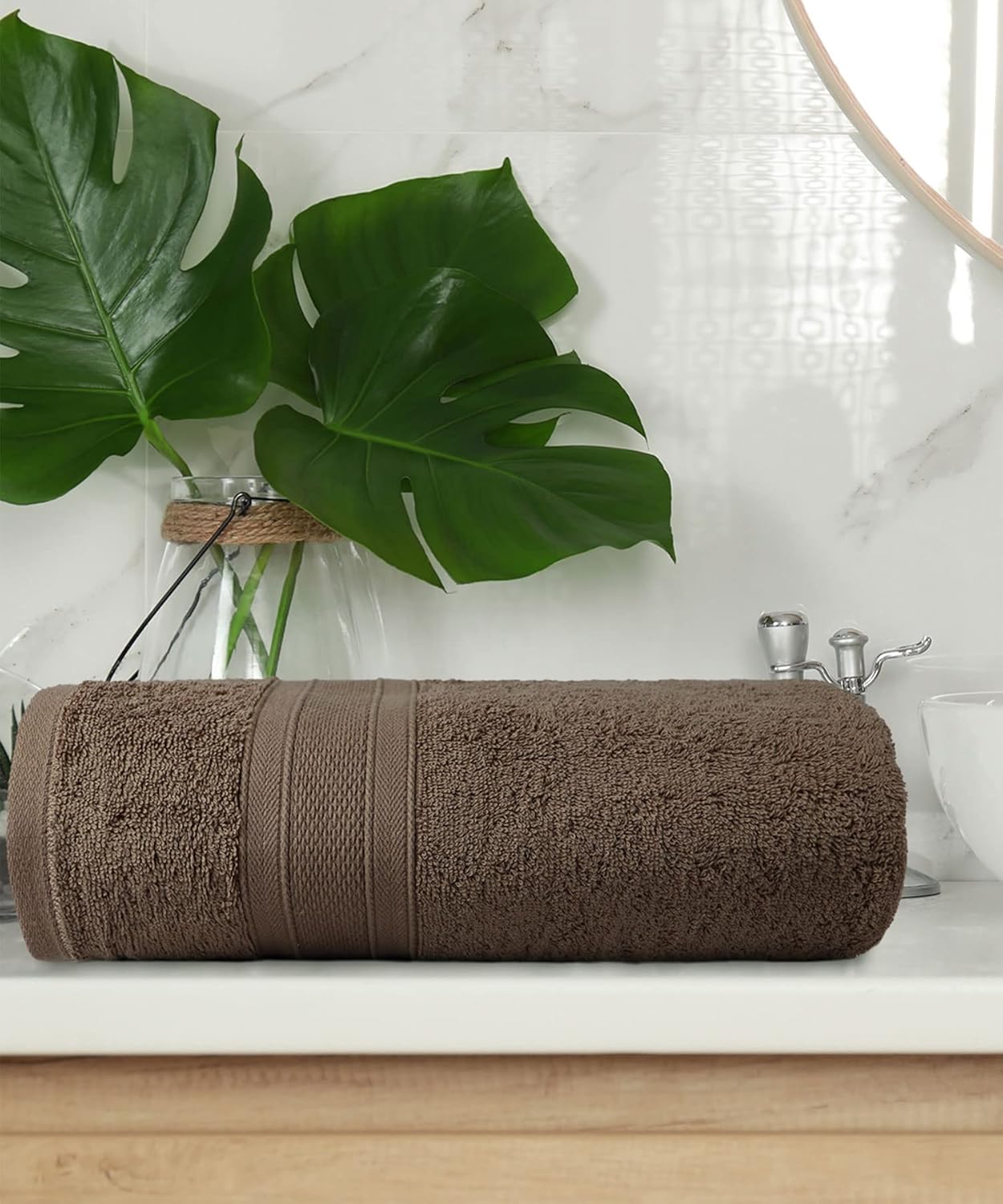 TRIDENT Bath Towel, 1 Piece Bathroom Towel, 100 Cotton, Highly