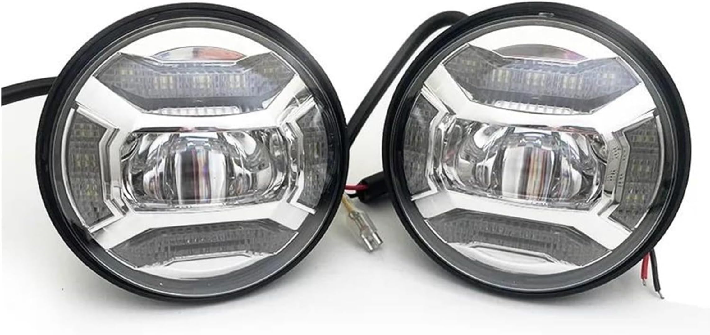 faro de motocicleta Para Modelos con 45 luces auxiliares delanteras redondas luces antiniebla LED de 4 5 pulgadas proyector de 4-1/2" lámpara auxiliar para motocicleta