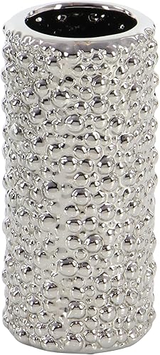 Miniatura 2 de Deco 79 - Vaso de cerámica, 3 colores, 8 x 5 pulgadas