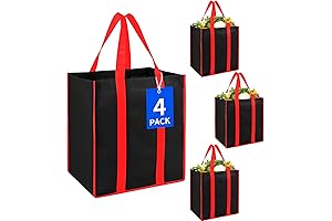Bodaon Reusable Grocery Bags, Utility Tote Bag Bulk, Reusable Shopping Cart, Storage Totes