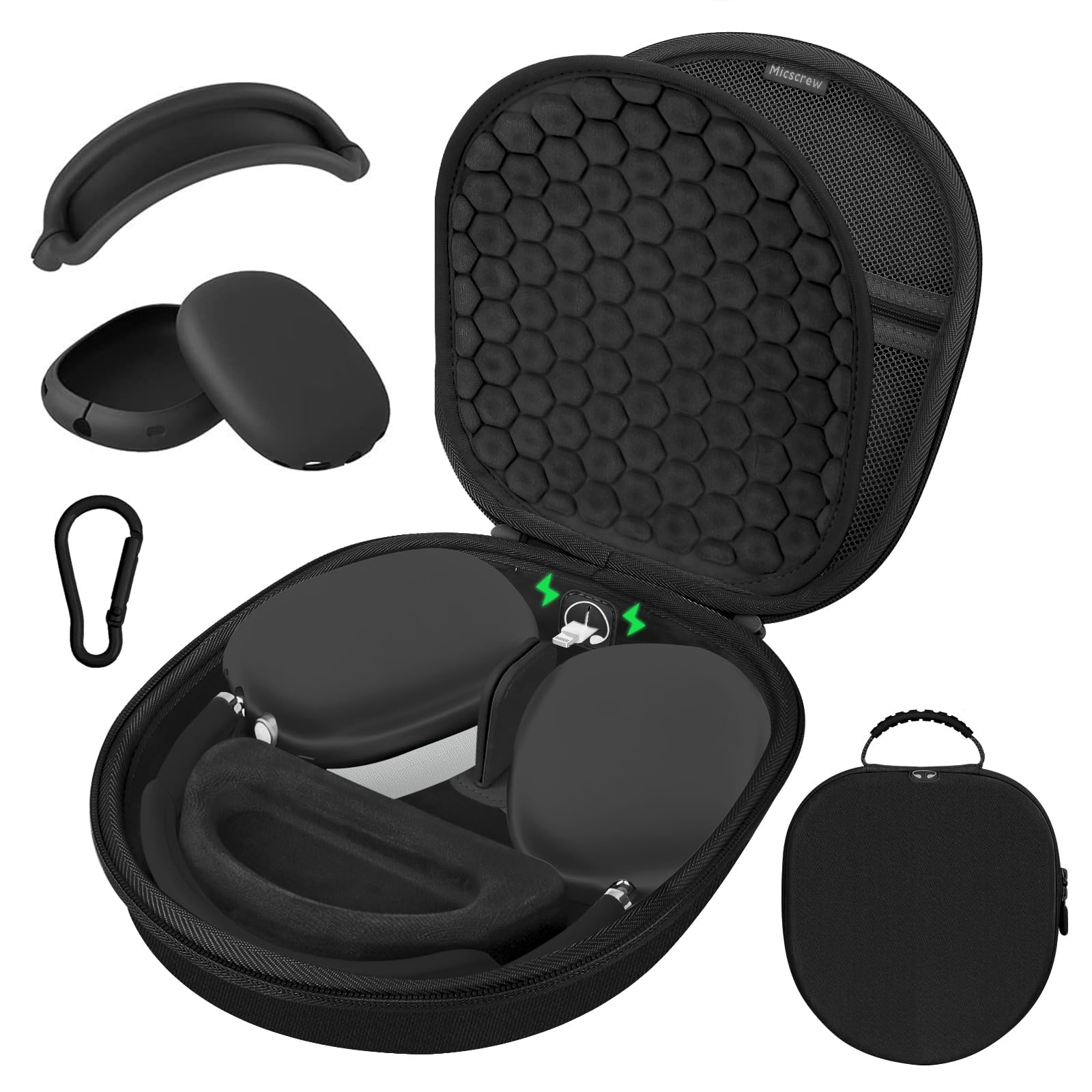イヤホン XASE CASE  AirPods Max  accessory Amazon.com: Charging Case for AirPods Max 1 & 2 - Travel Headphone