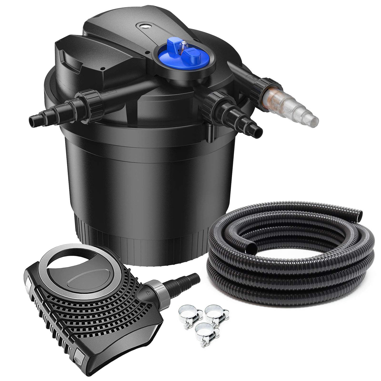 SunSun CPA-5000 zestaw do 8000 l 11 W UVC NEO2800 pompa wąż filtr do stawu