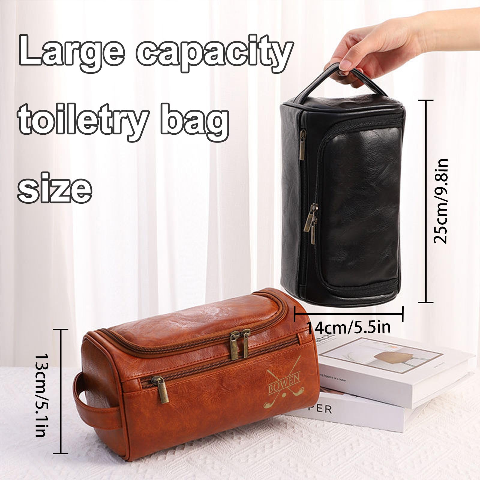 OSAM SPACE Hanging Toiletry Bag for Women, Ethnic Aztec Cosmetic Bag Makeup Case Organizer Travel Essentials for Women Men