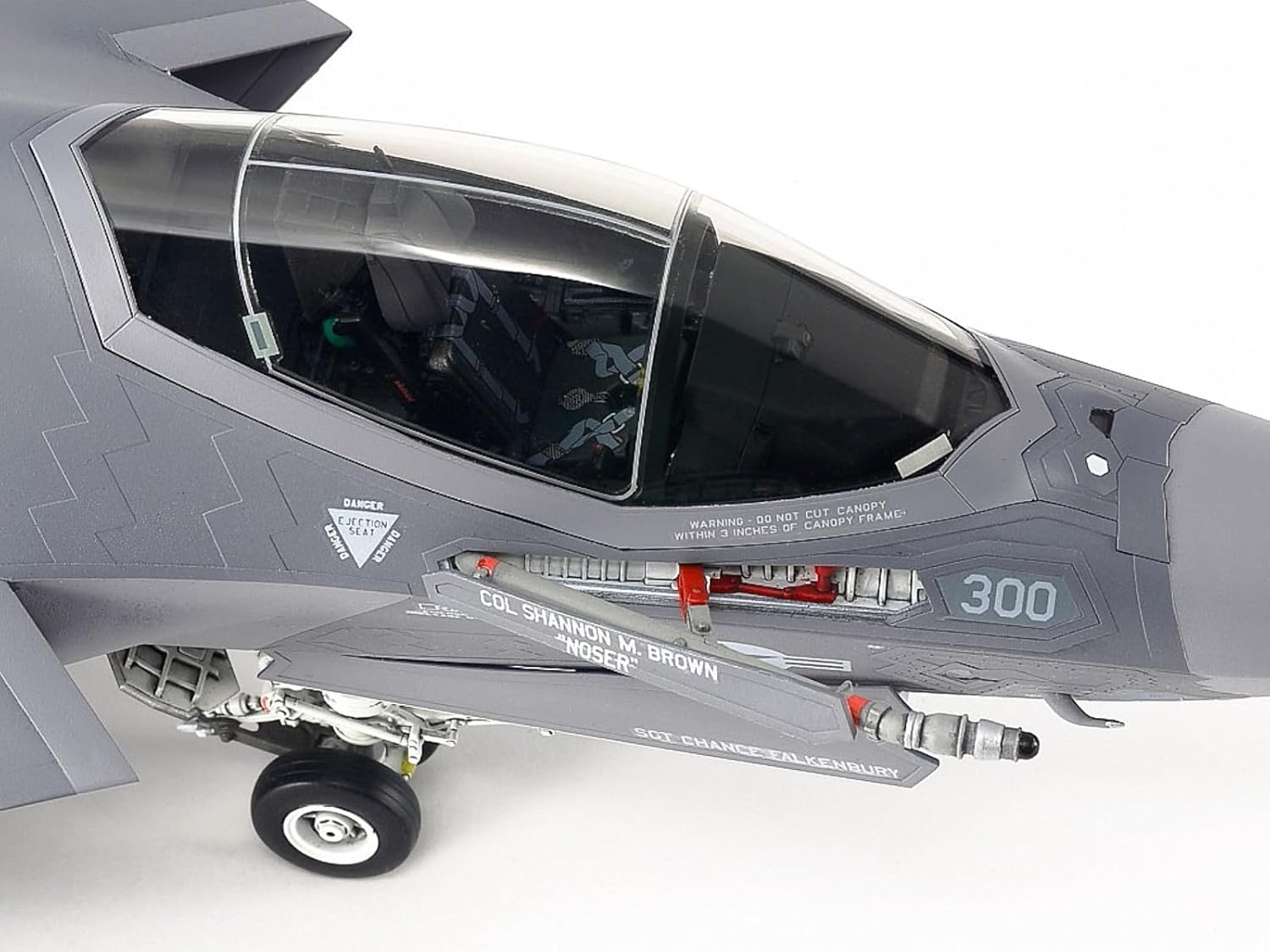 antsipiriany view of TAMIYA F-35C cockpit and refueling probe