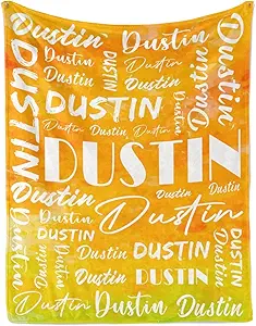 Name Blanket Personalized Name Blanket Customized Blanket with Name Text for Adult Kid Birthday Christmas Mothers Fathers Valentines Day Gift