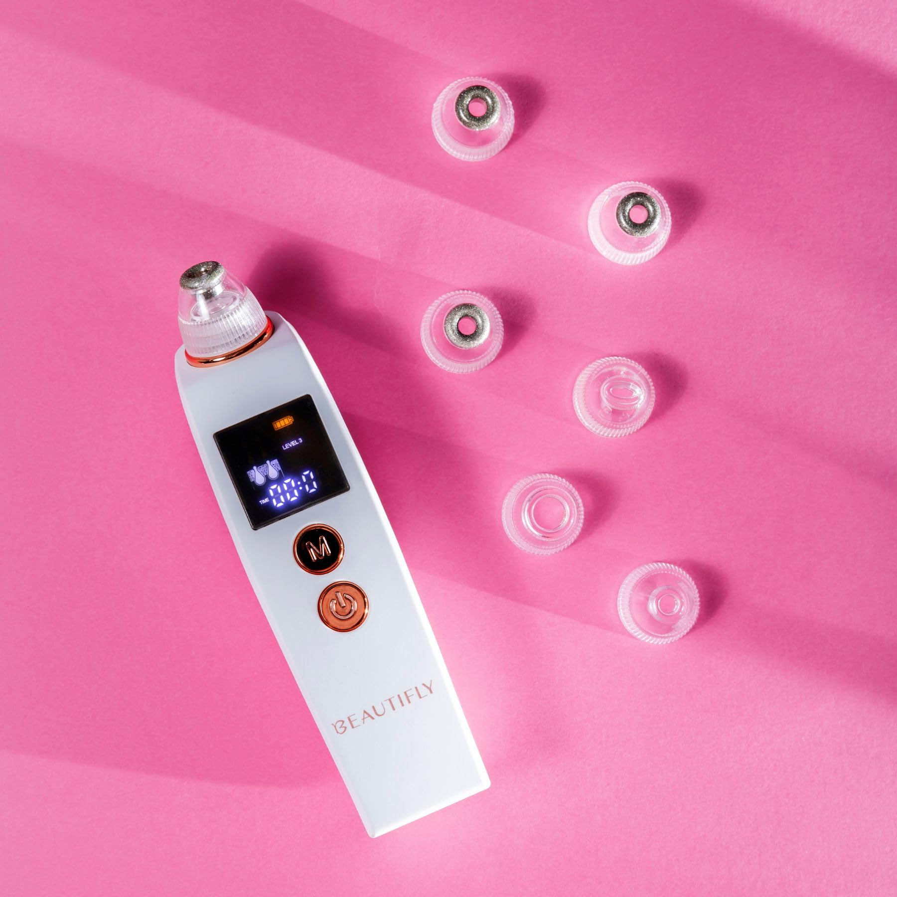 Diamant Microdermabrasion Gerät B-Derma Pro Beautifly, Mitesserentferner Porenreiniger, Porensauger, Blackhead Remover Vacuum Face Cleaner, Gesichtsreinigung, Gesichtspflege, Peeling Gesicht