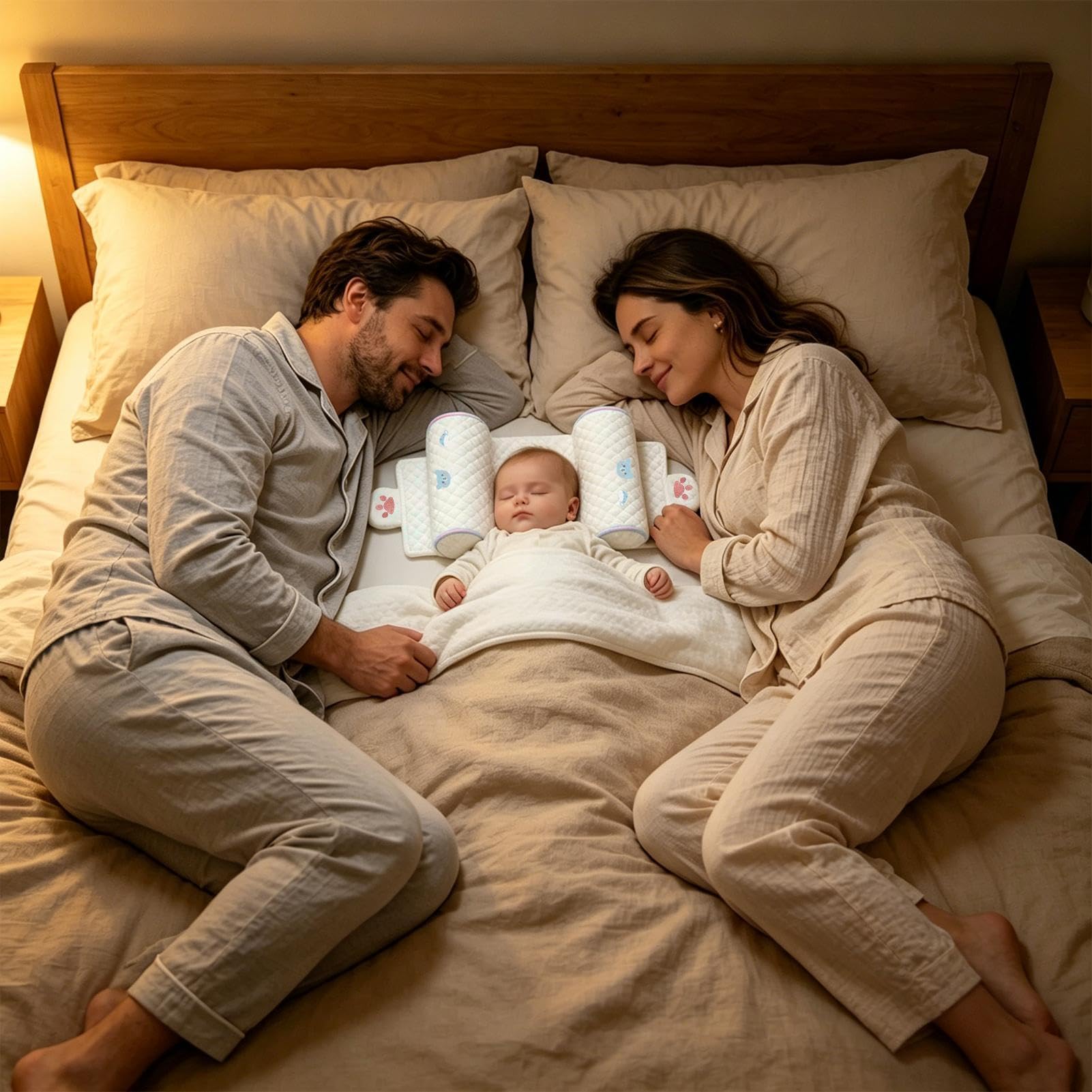 De Almohada para Niños,Almohadilla Suave De Algodón Transpirable | Almohada para Dormir En Cochecito - Niños y Niñas Interior Exterior Hogar Dormitorio Guardería Cama Cuna