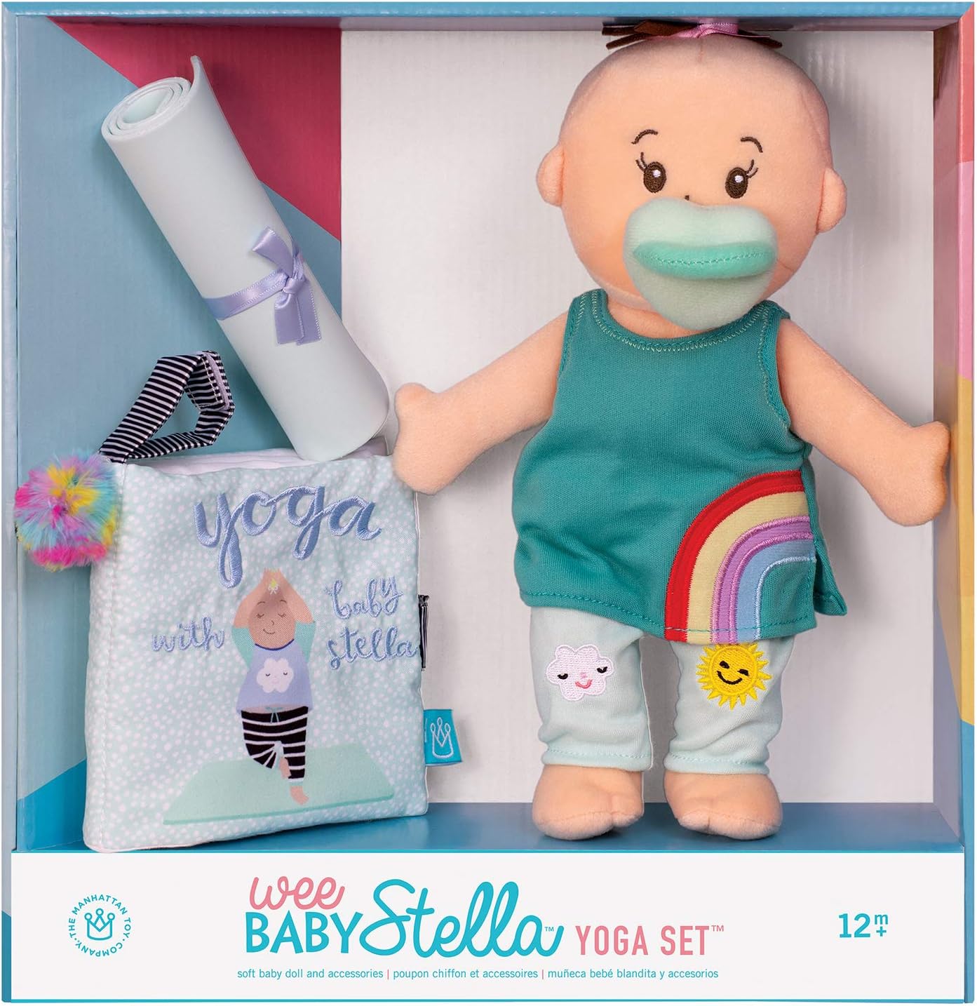 Manhattan Toy Wee Baby Stella 30.48cm Soft Baby Doll with Yoga Set