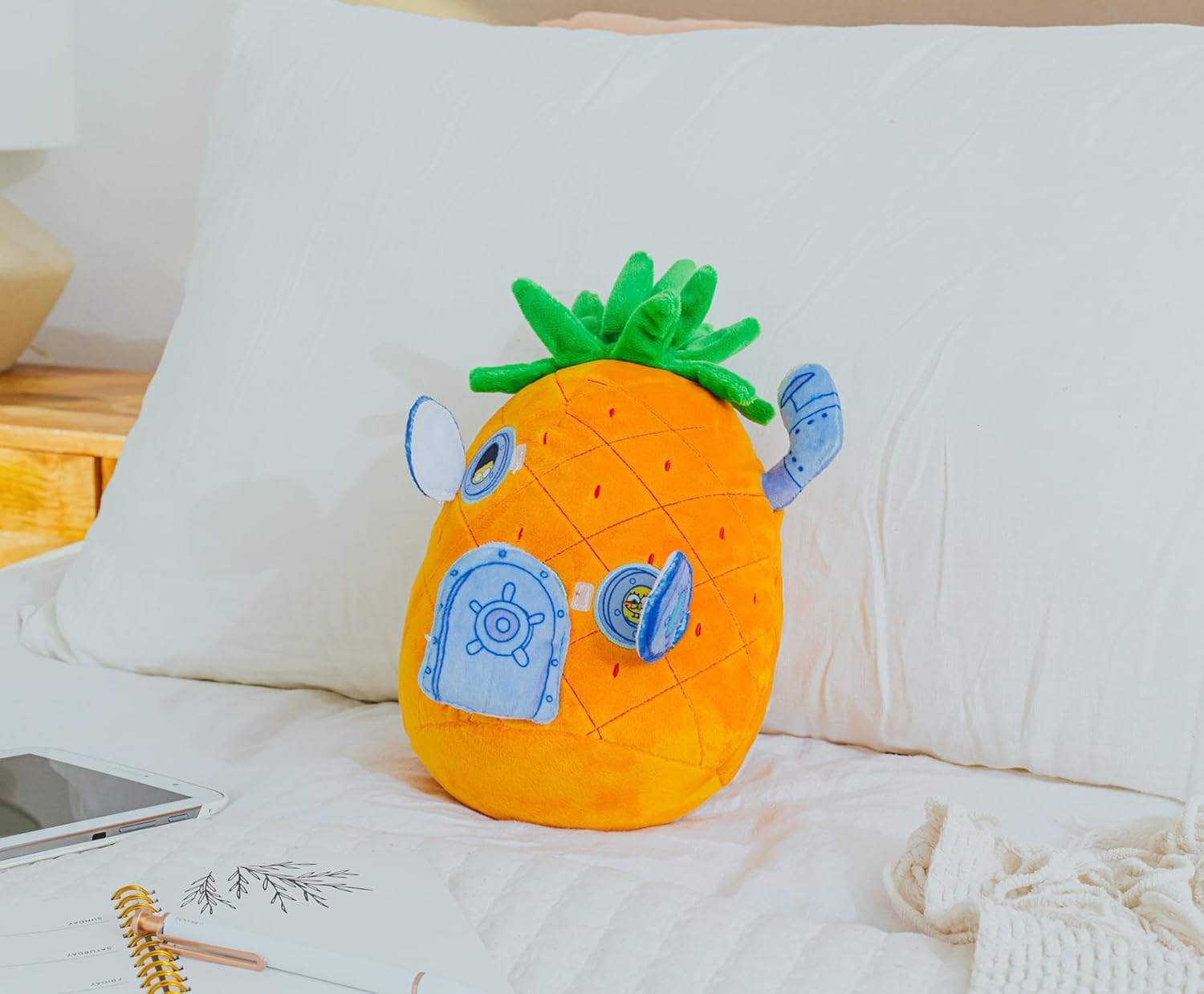 Nickelodeon Spongebob Squarepants Pineapple House 10-Inch Collector Plush Toy, Large Soft Stuffed Animal