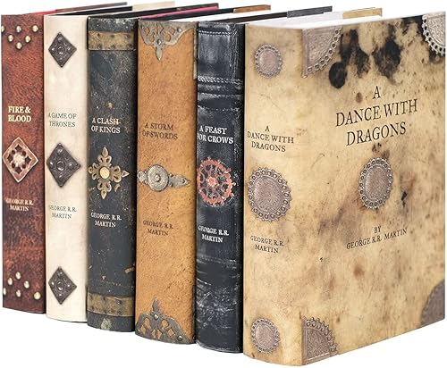 Miniatura 2 de Juniper Books Song of Ice and Fire (Un Juego de Tronos) Serie de libros  Juego de libros de tapa dura de 6 volúmenes con chaquetas antipolvo