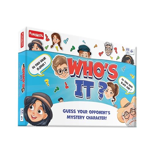 Funskool Who's It, Strategy Game, Board Game for Kids, Adults, Families, Educational, Fun, 2+ Players, Family Fun, Learning Activity Toy for Childrens, Gift Set for Kid, Ages 8+ Years