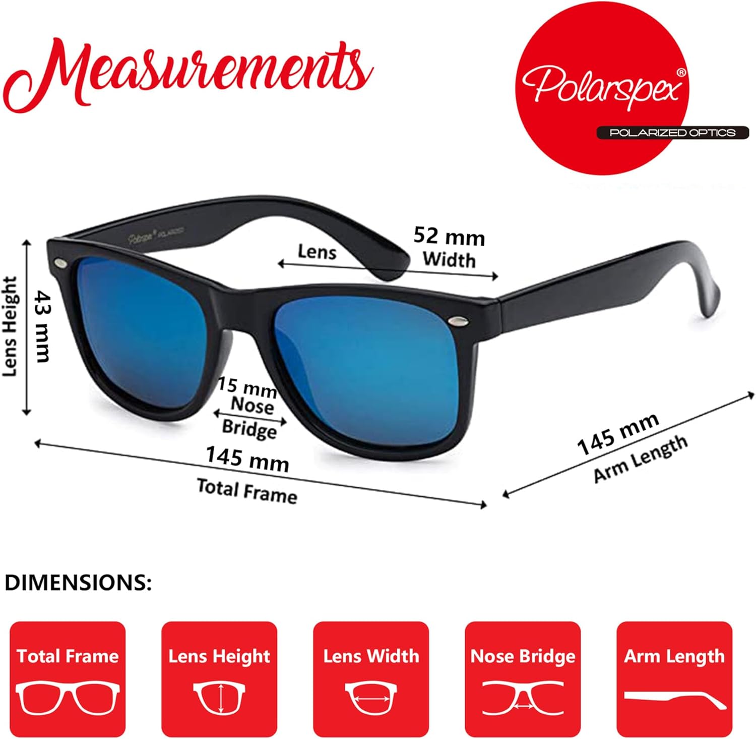 Miniatura 4 de PolarSpex Gafas de sol para hombre, gafas de sol retro para hombre, gafas de sol polarizadas para mujer, tonos frescos para conducir, pescar