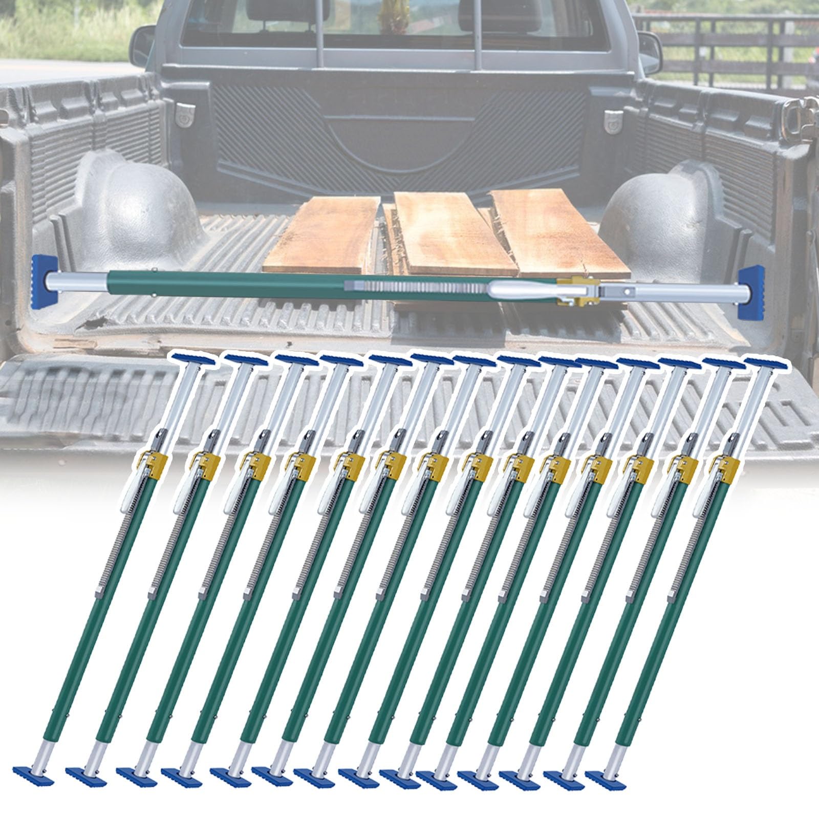 GYEQXKT Adjustable Cargo Bar for Secure Load Stabilization in Pickup Trucks and Semi Trailers