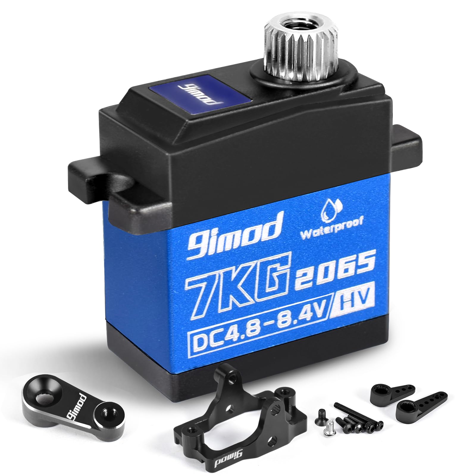 Photo 1 of 9imod 7KG Servo 2065 Micro Servo with Mount and Servo Horn Trx4m Steering Servo Waterproof High Torque Servo for TRX4M 1/18 RC Crawler Upgrade Parts