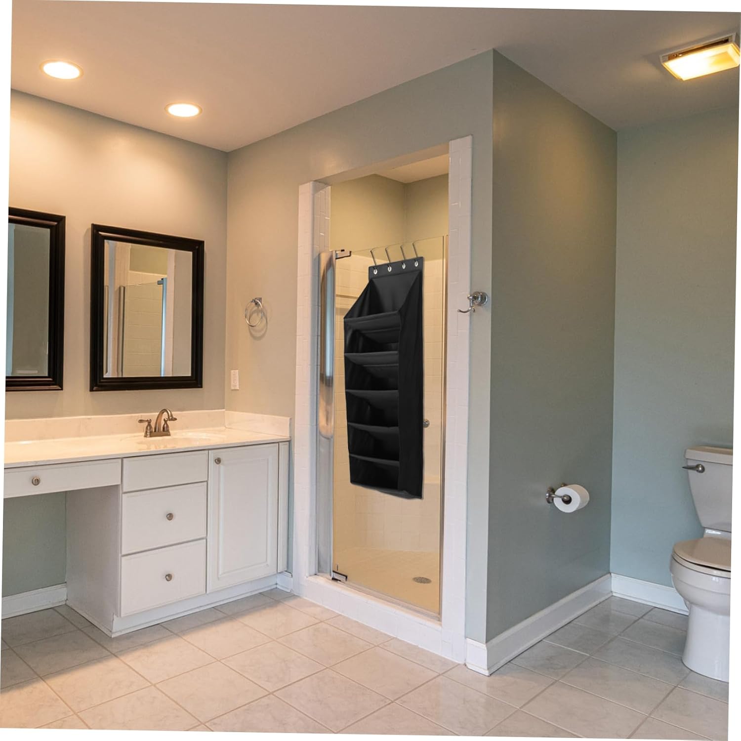 Multi Function Door Hanging Organizer Bag Space Saving Multi Storage Pouch for Shoes and Accessories Convenient Wall Mounted Design for Bedroom Bathroom and Office