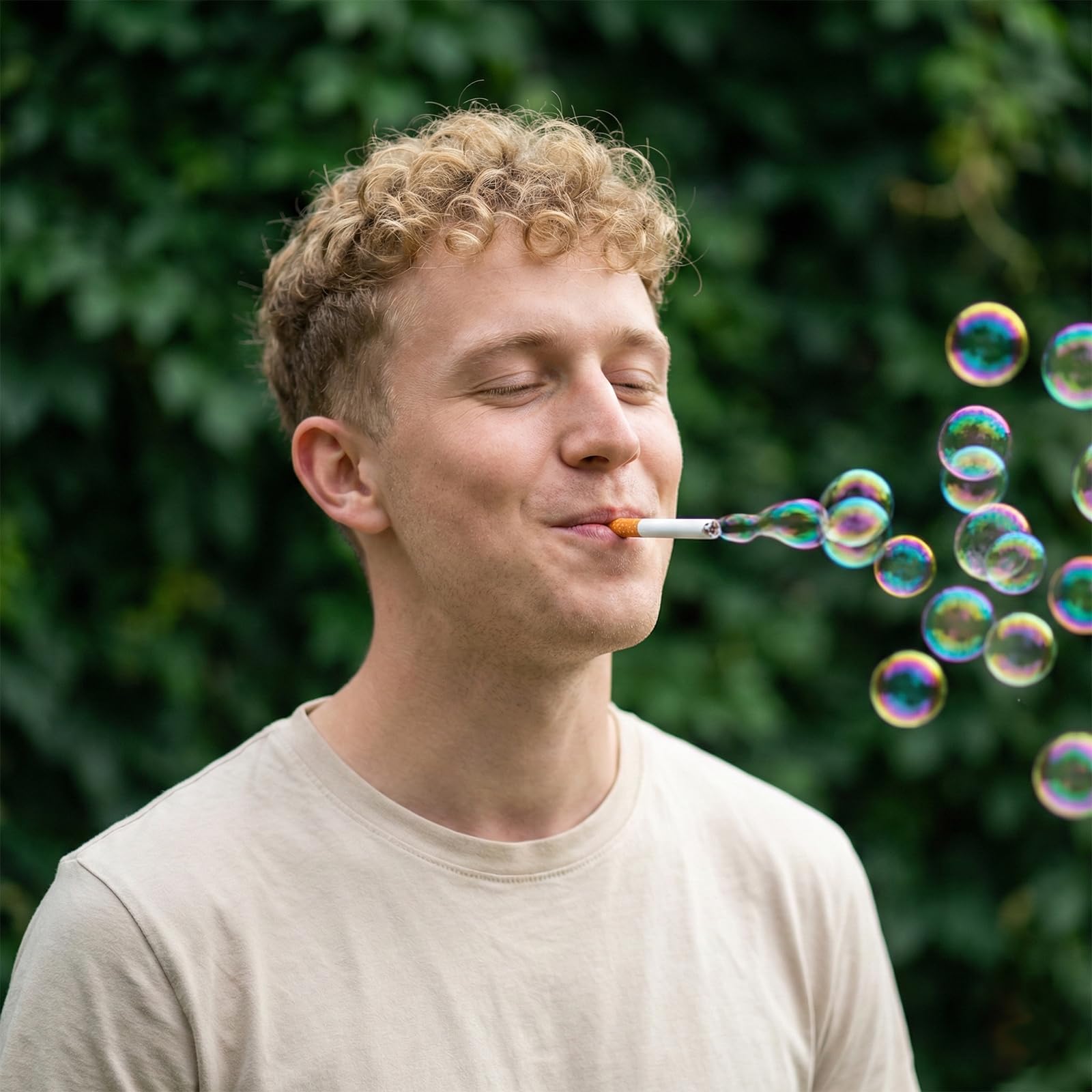 Bubble Cigarette Blower 2 Kit,Bubble Cigarette Stress Relief Toy Mini Bubble Blower Sticks Box Bubbles Toy Relaxation Birthday Christmas Party Gift for Men Women — view 3
