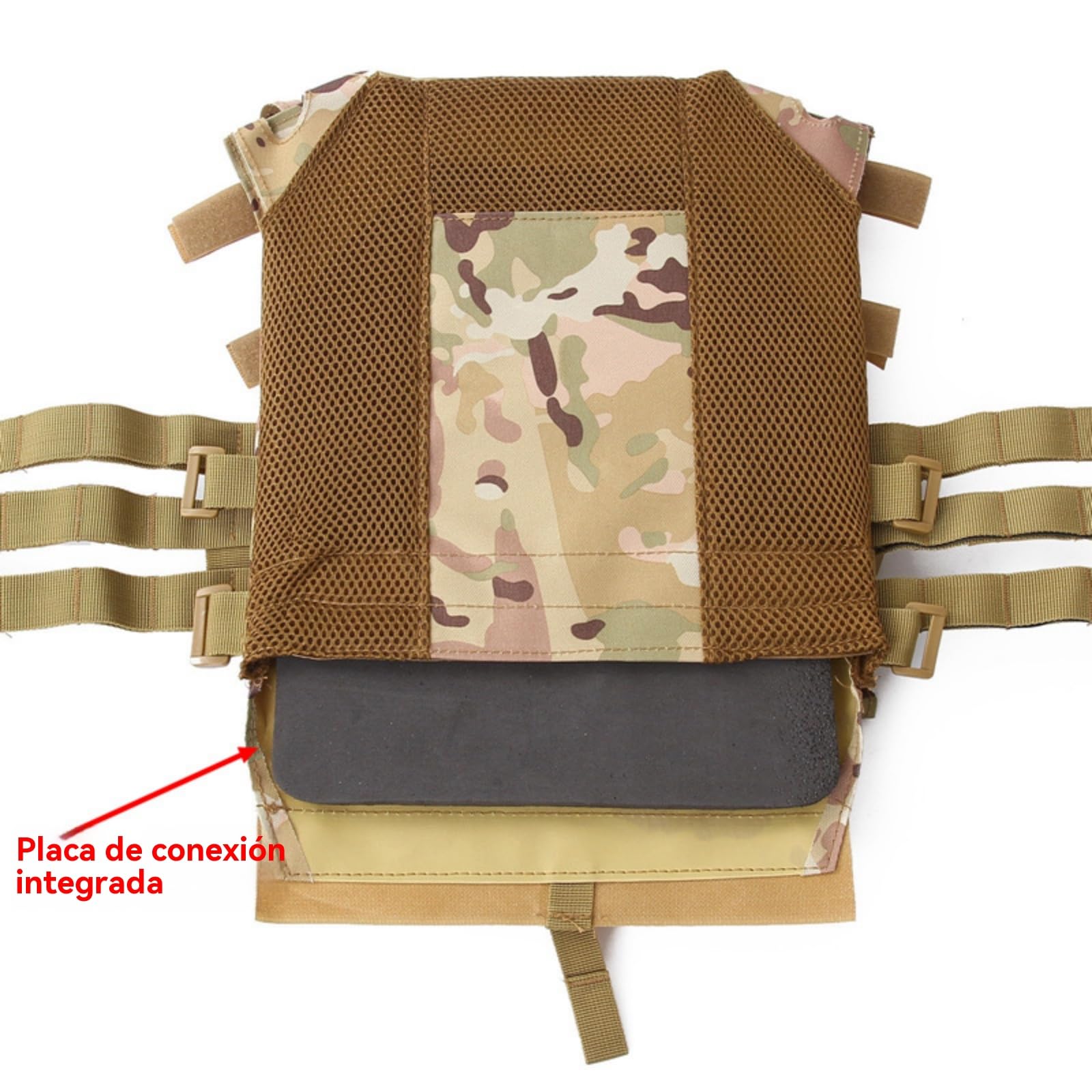 Chaleco táctico portador de pecho ligero airsoft caza paintball al aire libre