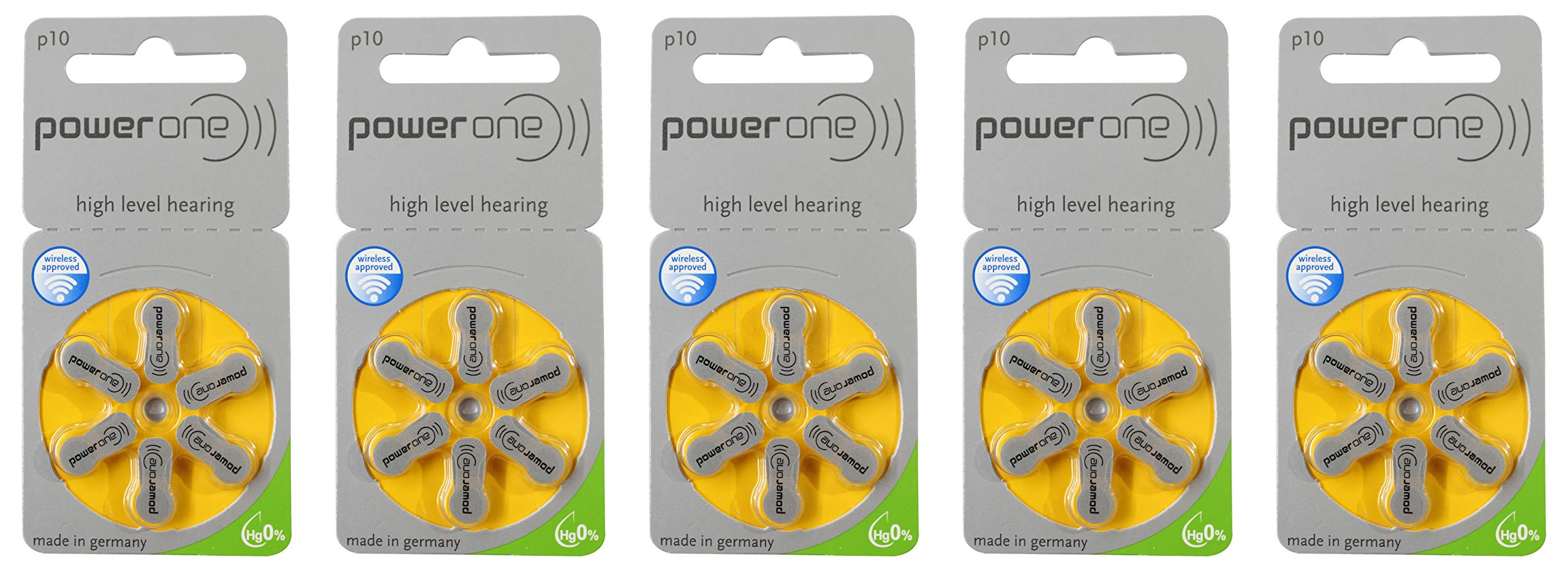Hearing Aid Battery Size 10, Pack Of 30 Batteries