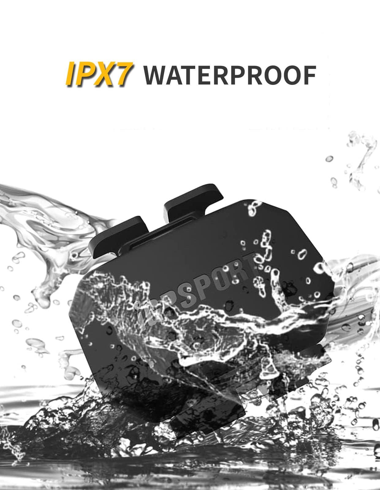IGPSPORT SPD70 Geschwindigkeitssensor – Bluetooth/ANT+, 300 H Akku, Wasserdicht, Ohne Magnet