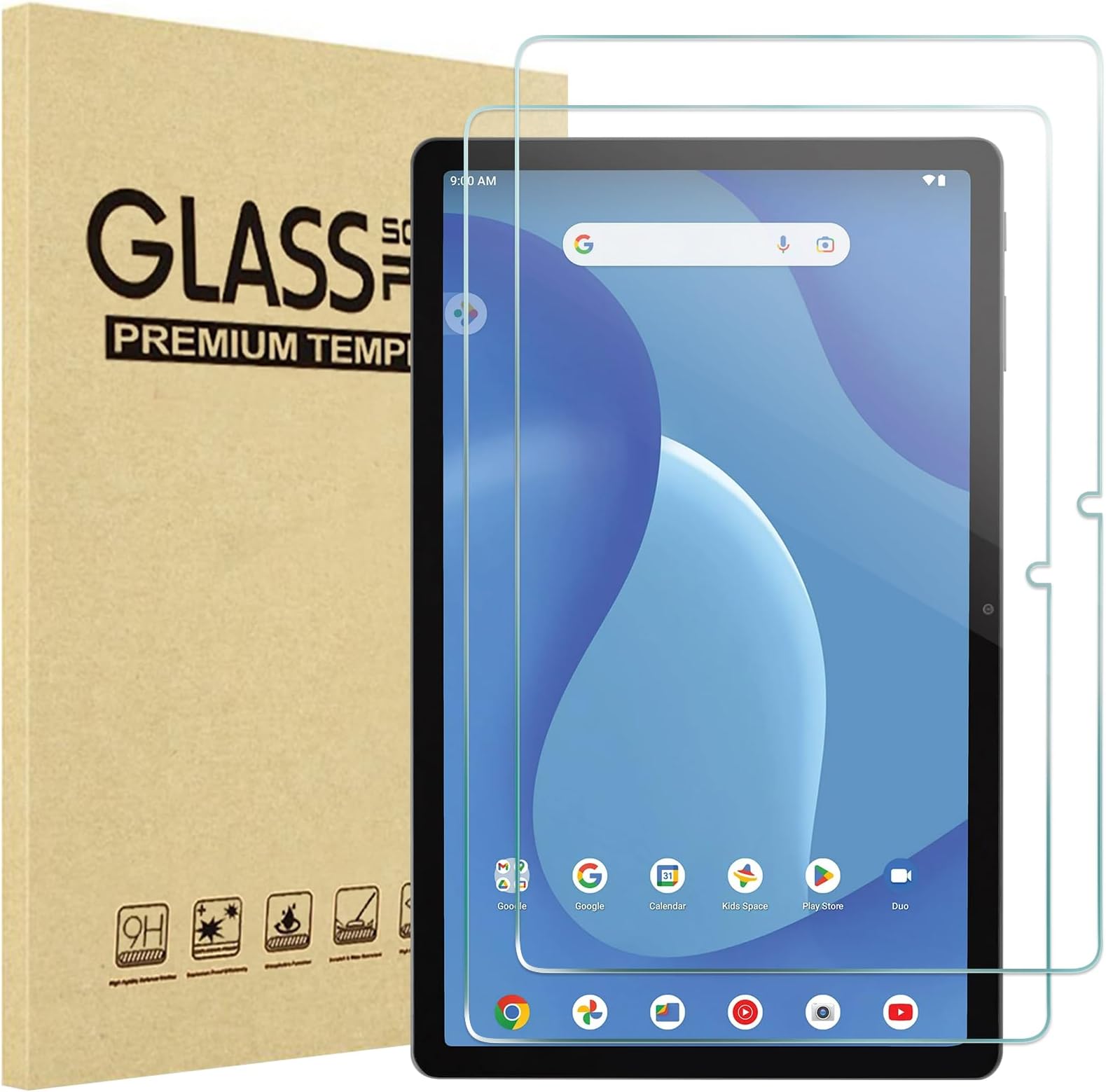 2 Pack Screen Protector for onn. 11" Tablet Pro 2023, Tempered Glass Film Guard for onn. 11" Tablet Pro 2023 Release