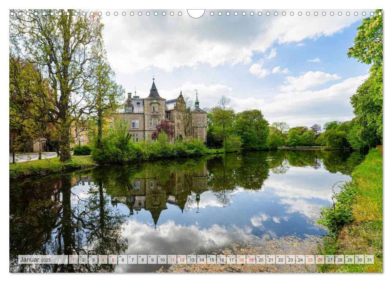 Bückeburg Impressionen (Wandkalender 2025 DIN A3 quer), CALVENDO Monatskalender: Ein fotografischer Rundgang durch das schöne Bückeburg (CALVENDO Orte)