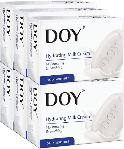 Doy Hydrating Milk Cream Soap, 125 g (Pack of 6)