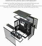 LIAN LI O11D Mini V2 | Boîtier d'ordinateur Compact ATX Mid-Tower Airflow | Vue panoramique | Flux d'air entièrement ventilé | I/O réglable | sans Colonne | Gestion des câbles | Noir (O11DMIV2X) - 7