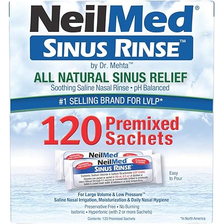Neilmed Sinus Rinse Kit Sachet 120S, 500 ml