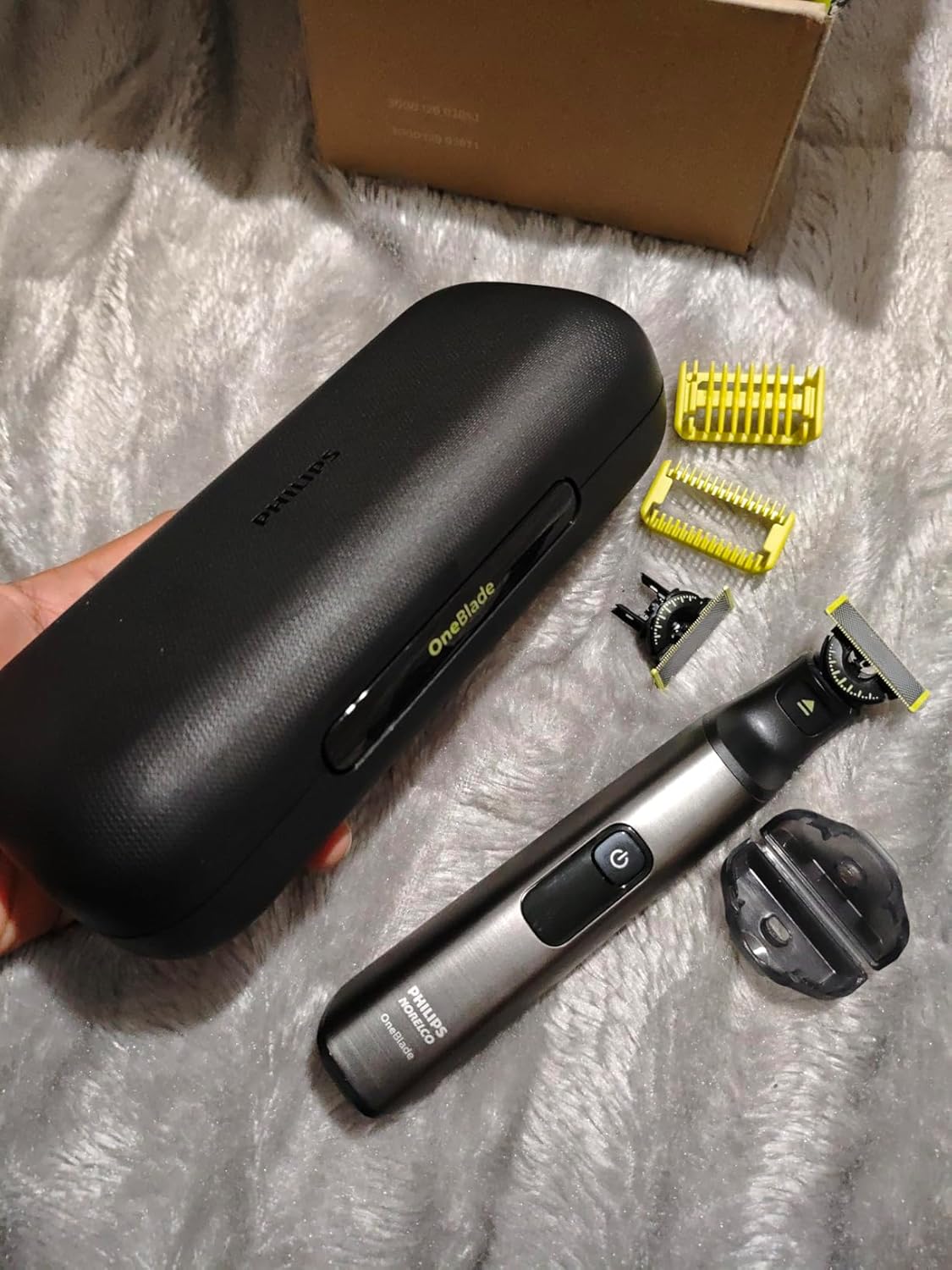 Norelco Philips Norelco OneBlade 360 Pro Face + Body, Hybrid Electric Beard Trimmer, Shaver and Bodygroomer, with 360 Blade Technology, Model QP6552/90